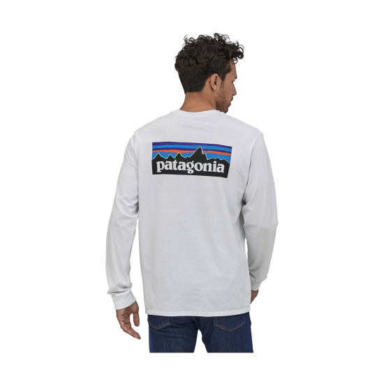 PATAGONIA - T-SHIRT MANCHES LONGUES P-6 LOGO RESPONSIBILI-TEE HOMME