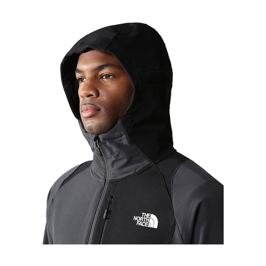 VESTE SOFTSHELL ATHLETIC OUTDOOR CAPUCHE HOMME