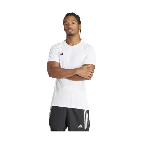 ADIDAS - T-SHIRT ADIZERO ESSENTIALS HOMME BLANC