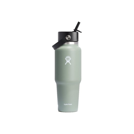 HYDRO-FLASK - GOURDE AVEC PAILLE 32 OZ WIDE