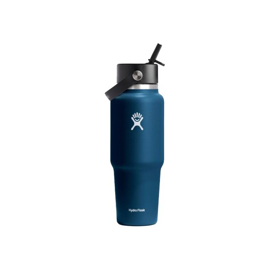 HYDRO-FLASK - GOURDE AVEC PAILLE 32 OZ WIDE