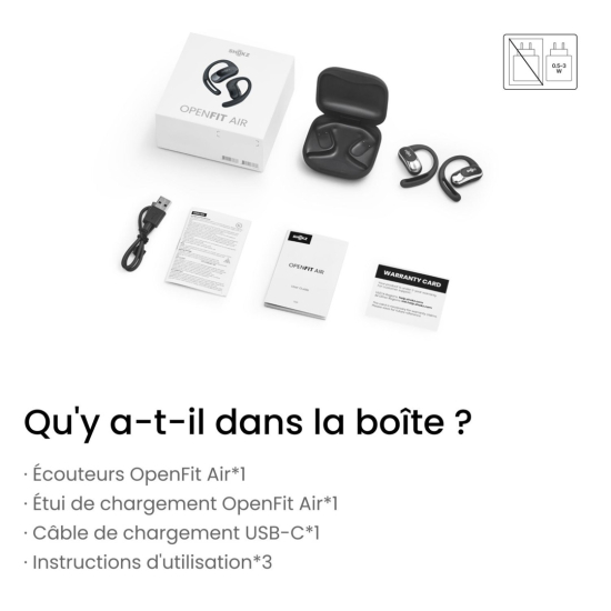 ÉCOUTEURS OPENFIT AIR