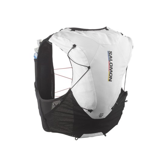 SALOMON - SAC D'HYDRATATION ADV SKIN 12 RACE FLAG AVEC FLASQUES