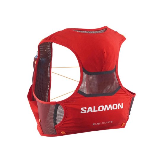 SALOMON - SAC D'HYDRATATION S/LAB PULSAR 3 AVEC FLASQUES ROUGE