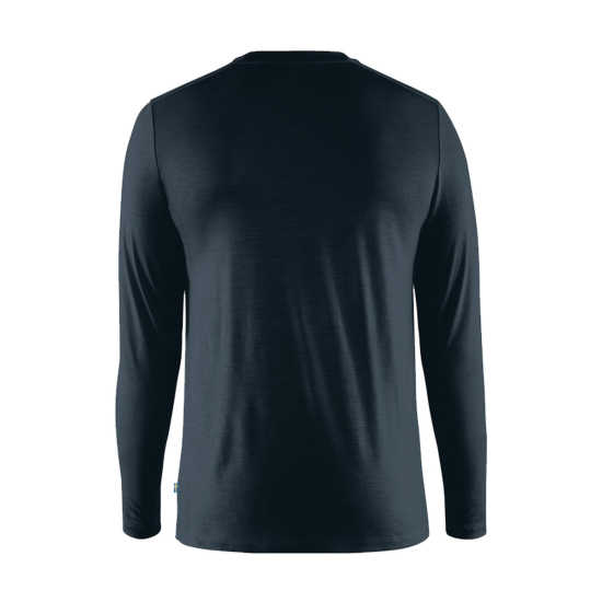 T-SHIRT MANCHES LONGUES ABISKO EN LAINE MÉRINOS HOMME