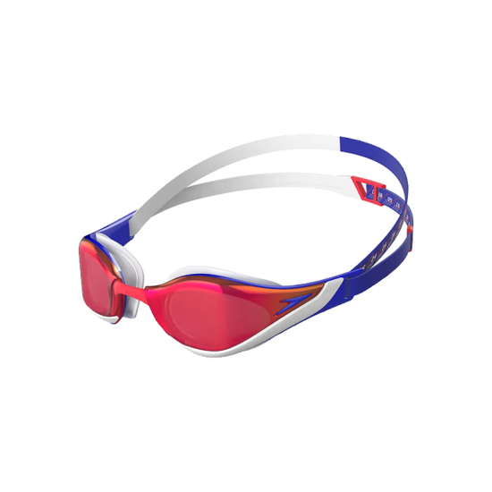 SPEEDO - LUNETTES DE NATATION FASTSKIN PURE FOCUS MIROIR BLEU / ROUGE