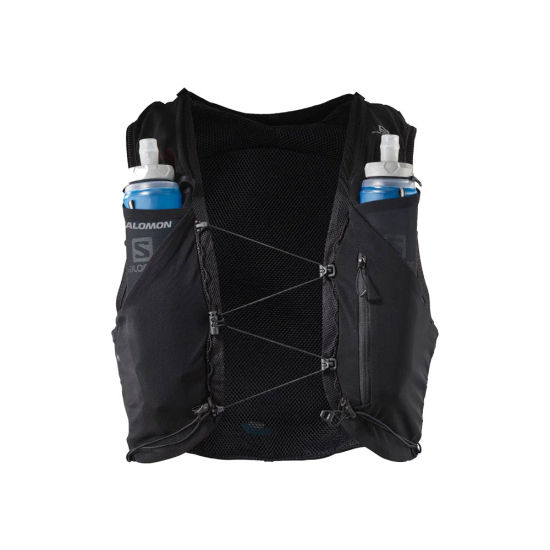 SALOMON - SAC D'HYDRATATION ADV SKIN 5 AVEC FLASQUES NOIR