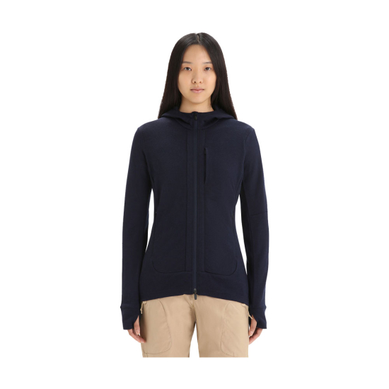 VESTE POLAIRE MERINO QUANTUM III CAPUCHE FEMME