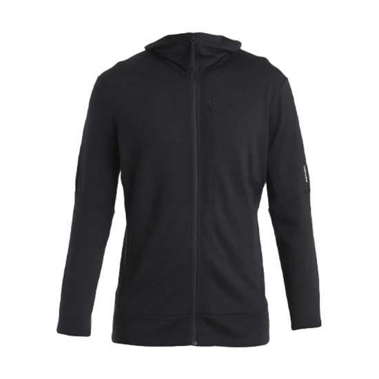 ICEBREAKER - VESTE MERINO 260 QUANTUM IV CAPUCHE HOMME