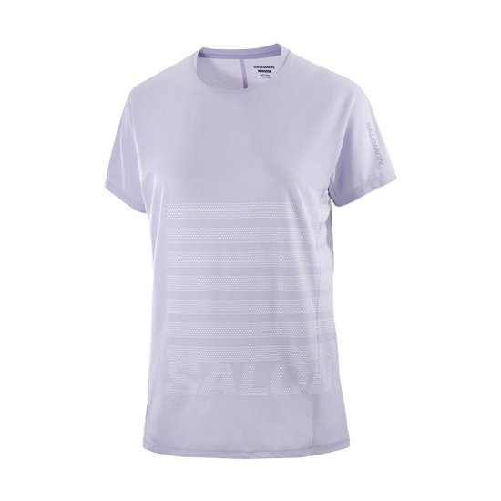 SALOMON - T-SHIRT SENSE AERO GFX FEMME