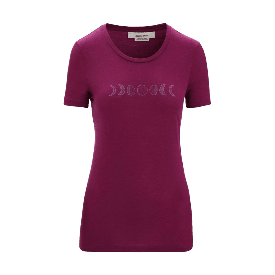 ICEBREAKER - T-SHIRT MERINO TECH LITE II MOON SONNET FEMME