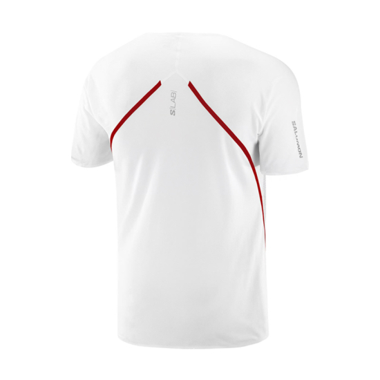 T-SHIRT S/LAB SPEED HOMME BLANC