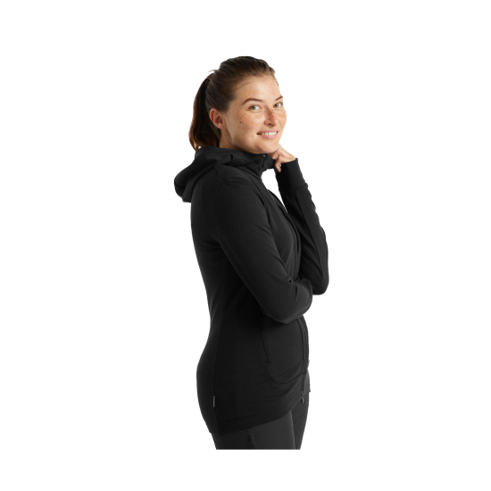 VESTE POLAIRE MERINO QUANTUM III CAPUCHE FEMME