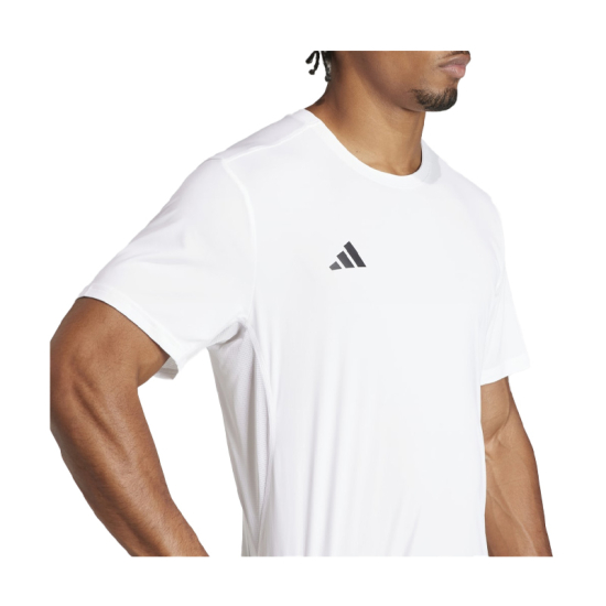 ADIDAS - T-SHIRT ADIZERO ESSENTIALS HOMME BLANC