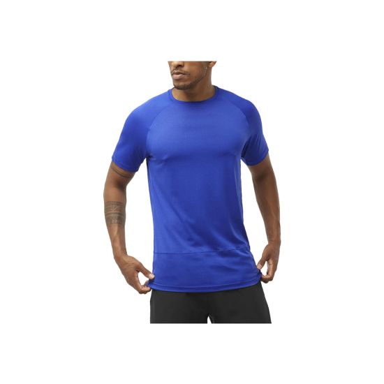 T-SHIRT MANCHES COURTES CROSS RUN HOMME BLEU