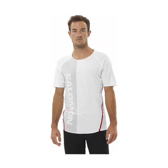 T-SHIRT S/LAB SPEED HOMME BLANC