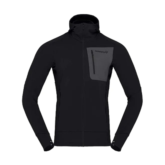 NORRONA - VESTE A CAPUCHE FALKETIND POWER GRID HOMME