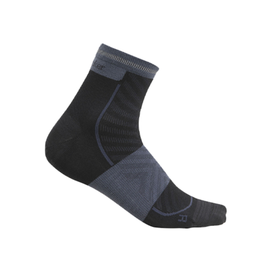 CHAUSSETTES RUN+ ULTRALIGHT MINI HOMME NOIRES