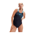 MAILLOT DE BAIN ECO MEDLEY LOGO FEMME