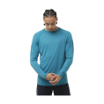 T-SHIRT CROSS RUN MANCHES LONGUES HOMME BLEU CLAIR - SALOMON