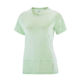 T-SHIRT MANCHES COURTES CROSS RUN FEMME VERT