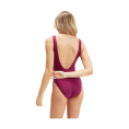 MAILLOT DE BAIN ECO LOGO DEEP UB FEMME BORDEAUX