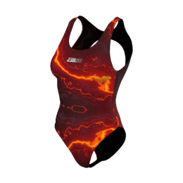 ZEROD MAILLOT DE BAIN UNE PIECE SCULPT XS LAVA