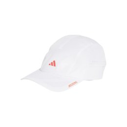 ADIDAS CASQUETTE RUNNING X ADIZERO LIGHWEIGHT CLIMACOOL L BLANC/ROULUC