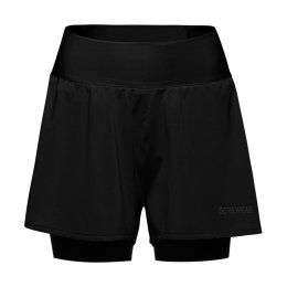 GORE SHORT CONCURVE 3 2 EN 1 FEMME M 9900 - black