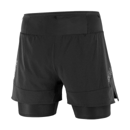 SALOMON SHORT SENSE AERO 2 EN 1 HOMME M DEEP BLACK