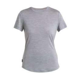 ICEBREAKER T-SHIRT MERINO 125 COOL LITE SPHERE III FEMME M METRO HTHR