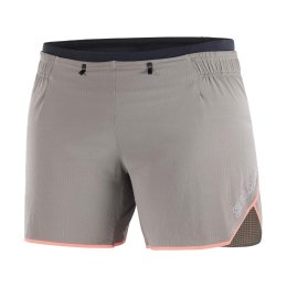 SALOMON SHORT SENSE AERO 5 FEMME M IRON/NEON FLAME