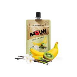 BAOUW PURÉE ÉNERGÉTIQUE BIO 90G UNITE BANANE-KIWI-VANILLE