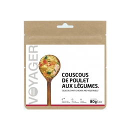 REPAS LYOPHILISÉ - COUSCOUS DE POULET AUX LÉGUMES 80G