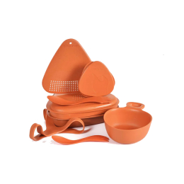 LIGHT MY FIRE KIT DE CUISINE EXTERIEUR 8 PIECES TU RUSTYORANGE