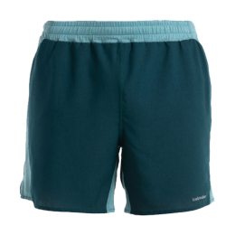 ICEBREAKER SHORT MERINO 125 ZONEKNIT SPEED HOMME M FATHOM GRN/CLOUD RAY