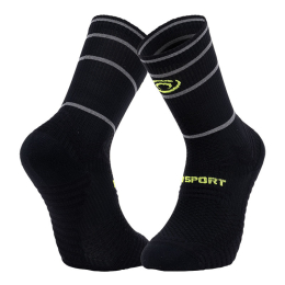 BV SPORT CHAUSSETTES REFLECT 42-44 001_NOIR/JAUNE