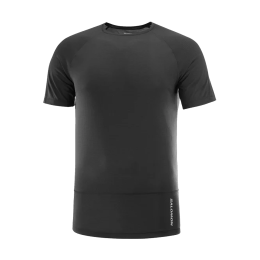 T-SHIRT MANCHES COURTES CROSS RUN HOMME NOIR