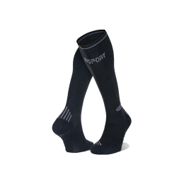 BV SPORT CHAUSSETTES RUN COMPRESSION L 001_NOIR/GRIS