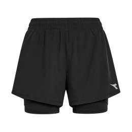 DIADORA SHORT 2 EN 1 5'' RUN CREW FEMME S BLACK