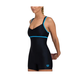 ARENA MAILLOT DE BAIN VENUS COMBI R FEMME 46 580 / BLACK-TURQUOIS