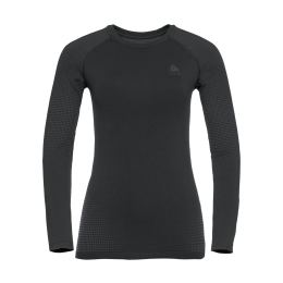 SOUS-COUCHE TOP CREW NECK PERFORMANCE NOIRE FEMME