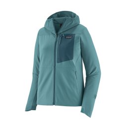 PATAGONIA VESTE R1 CROSSTRATA CAPUCHE FEMME M WLDB