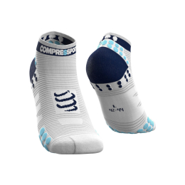 COMPRESSPORT CHAUSSETTES PRO RACING V3.0 RUN LOW 45 - 48 WHITE/BLUE