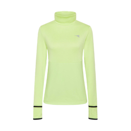 DIADORA PULL TURTLENECK WB WINTER PROTECTION FEMME M SHADOW LIME