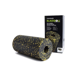 ROULEAU DE MASSAGE STANDARD NOIR/JAUNE