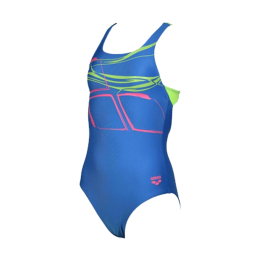 ARENA MAILLOT DE BAIN SWIM PRO LOG FILLE 14 A 15 869 - TURQUOISE SOFT