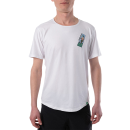 BV SPORT T-SHIRT TECHNIQUE DBDB BLANC HOMME L 001_BLANC