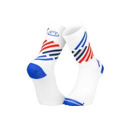 BV SPORT CHAUSSETTES LIGHT RUN HAUTES 39-41 015_MIAMI - BLEU/ROUGE