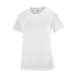 T-SHIRT MANCHES COURTES CROSS RUN FEMME BLANC